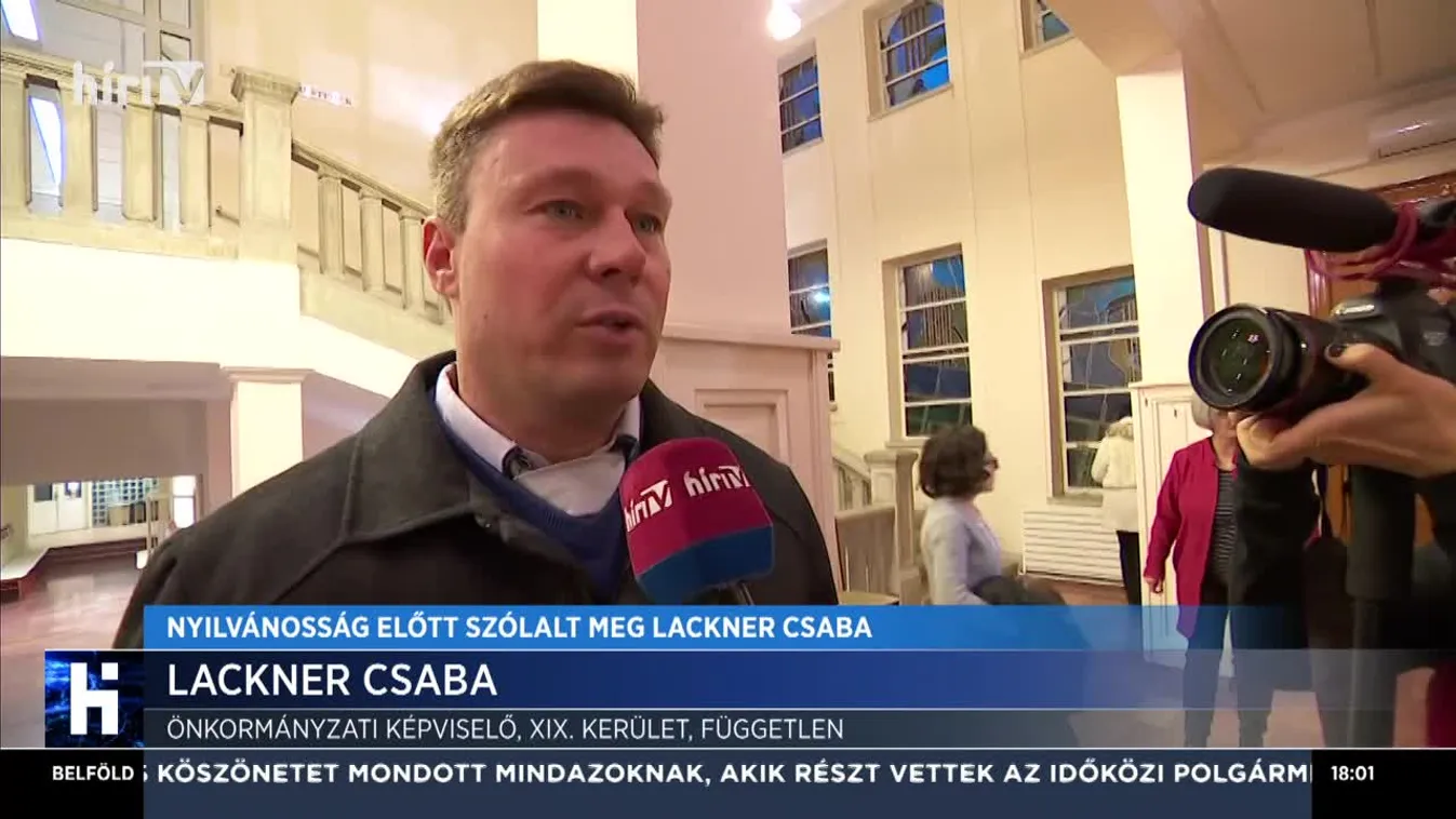 Nyilvánosság előtt szólalt meg Lackner Csaba