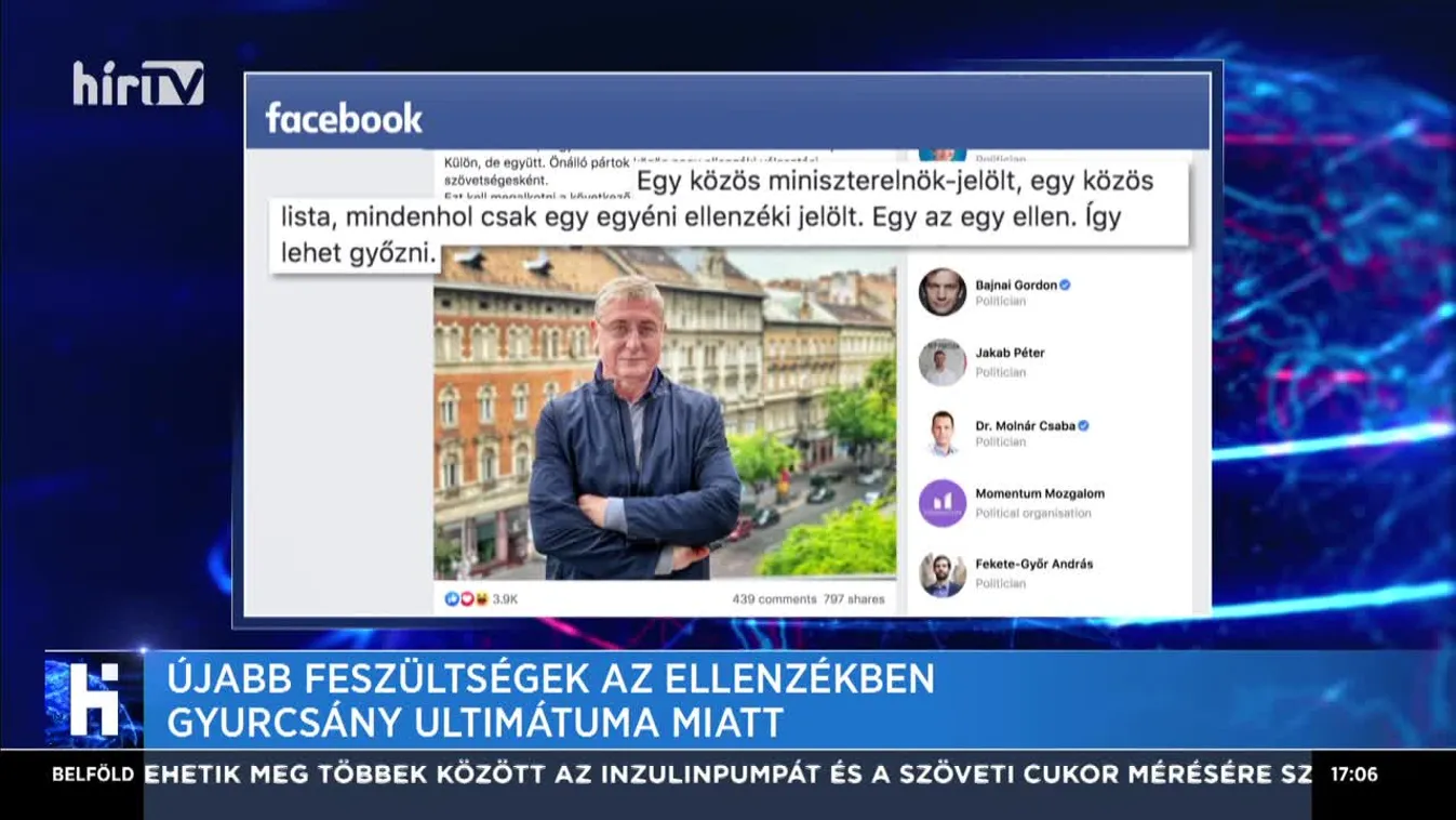 Újabb feszültségek az ellenzékben Gyurcsány ultimátuma miatt