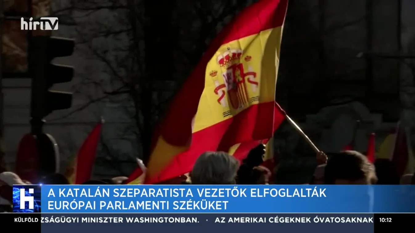 A katalán szeparatista vezetők elfoglalták európai parlamenti széküket