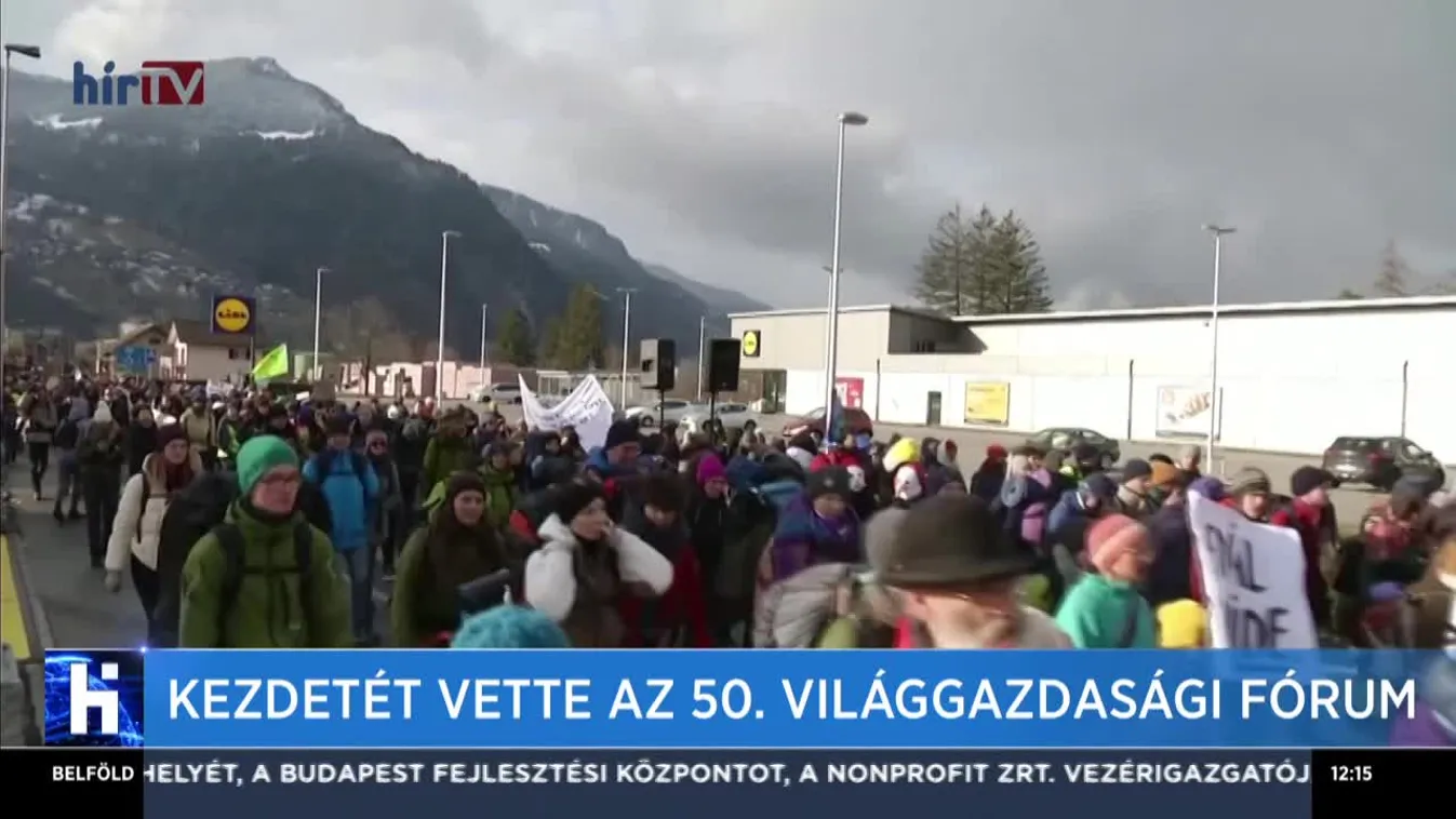 Kezdetét vette az 50. Világgazdasági Fórum