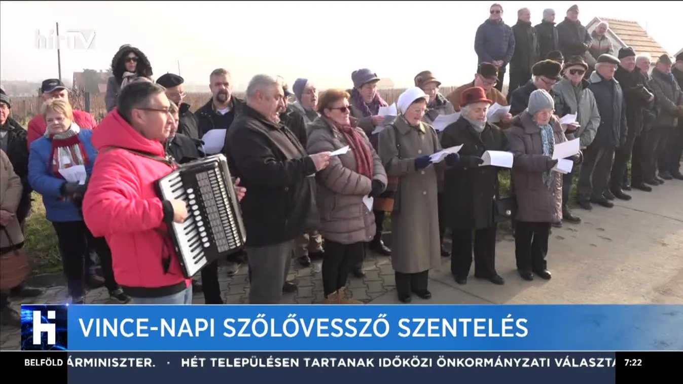 Vince-napi szőlővessző szentelés