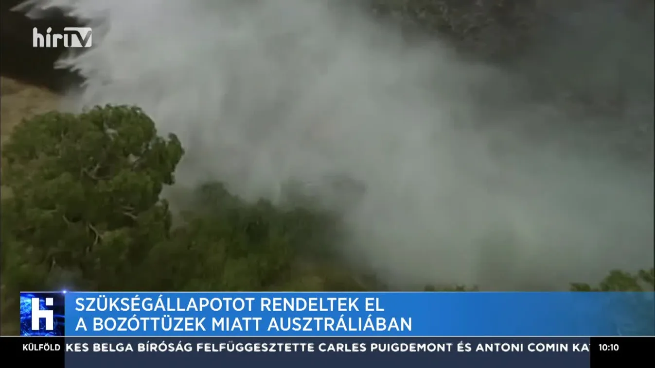 Szükségállapotot rendeltek el a bozóttüzek miatt Ausztráliában