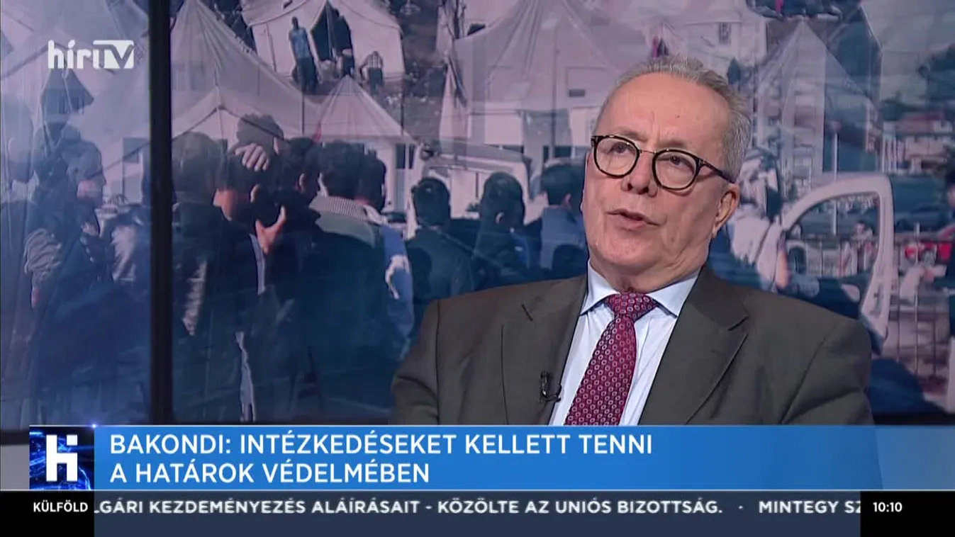 Bakondi: Intézkedéseket kellett tenni a határok védelmében