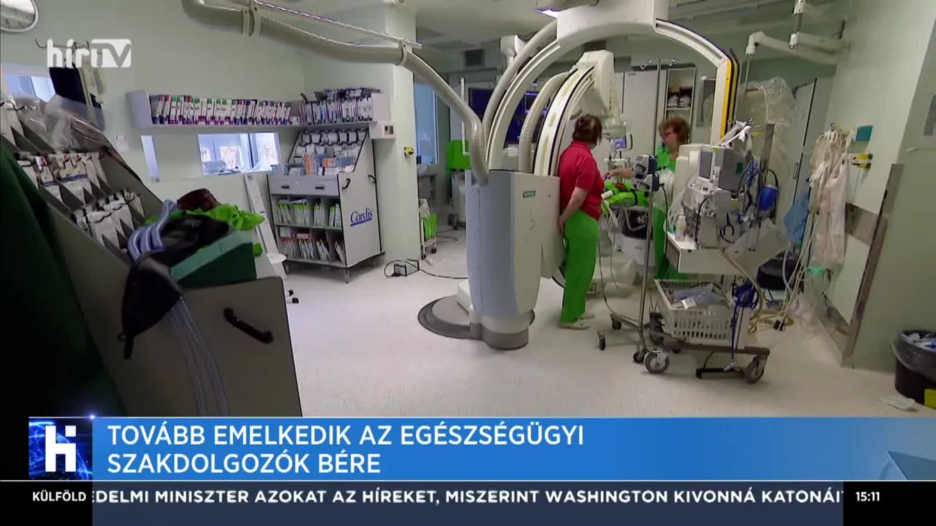Tovább emelkedik az egészségügyi szakdolgozók bére