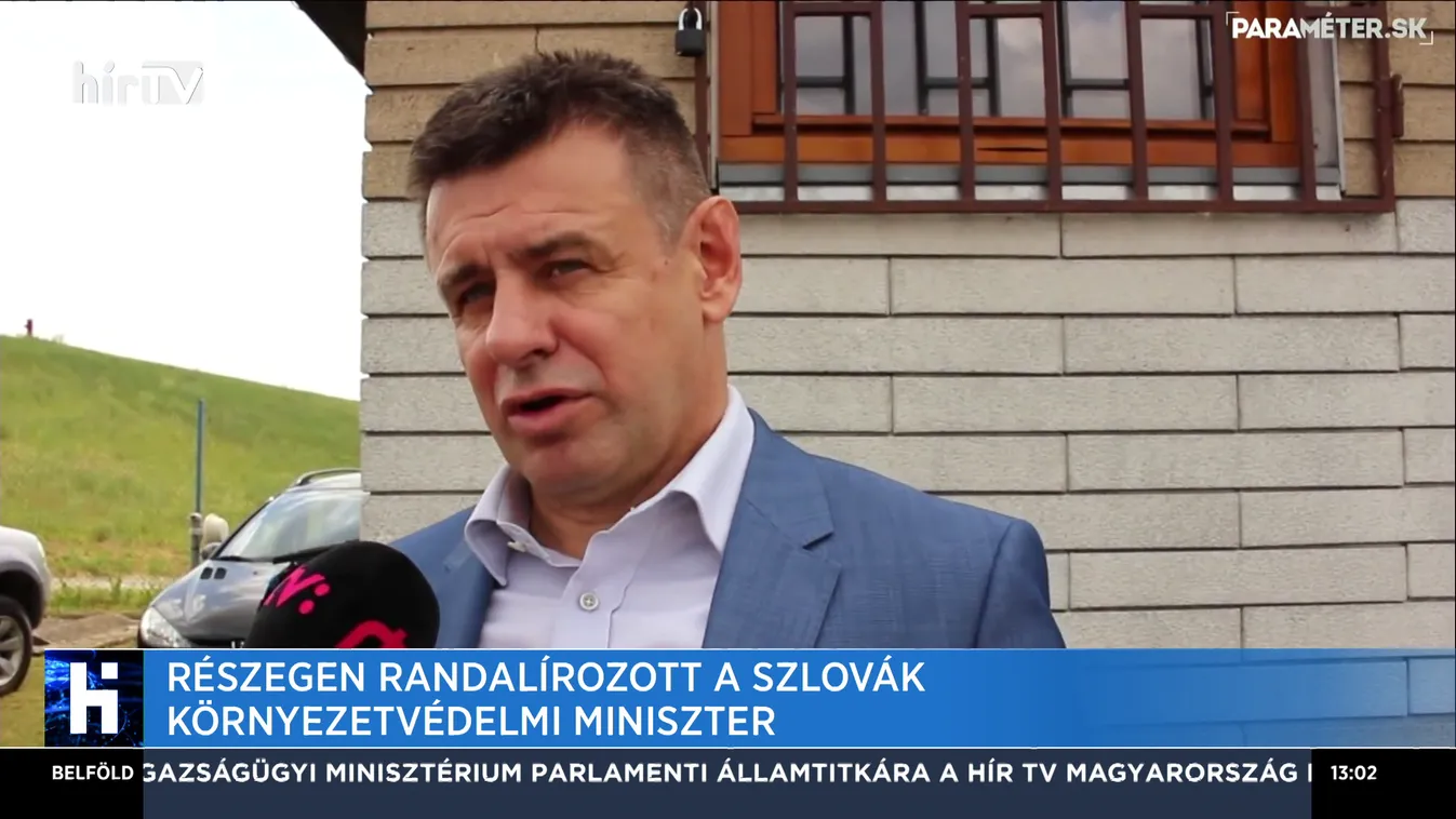 Részegen randalírozott a szlovák környezetvédelmi miniszter