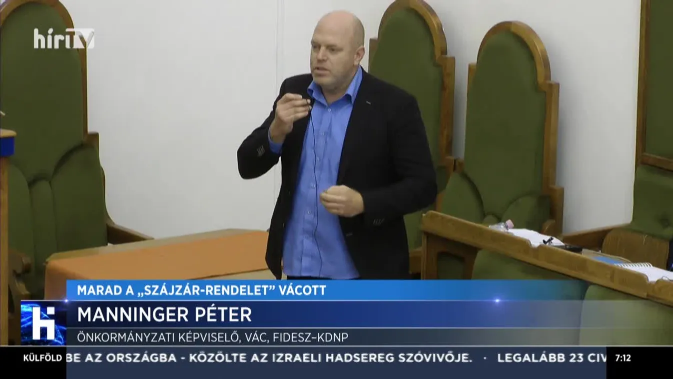 Marad a „szájzár-rendelet” Vácott.