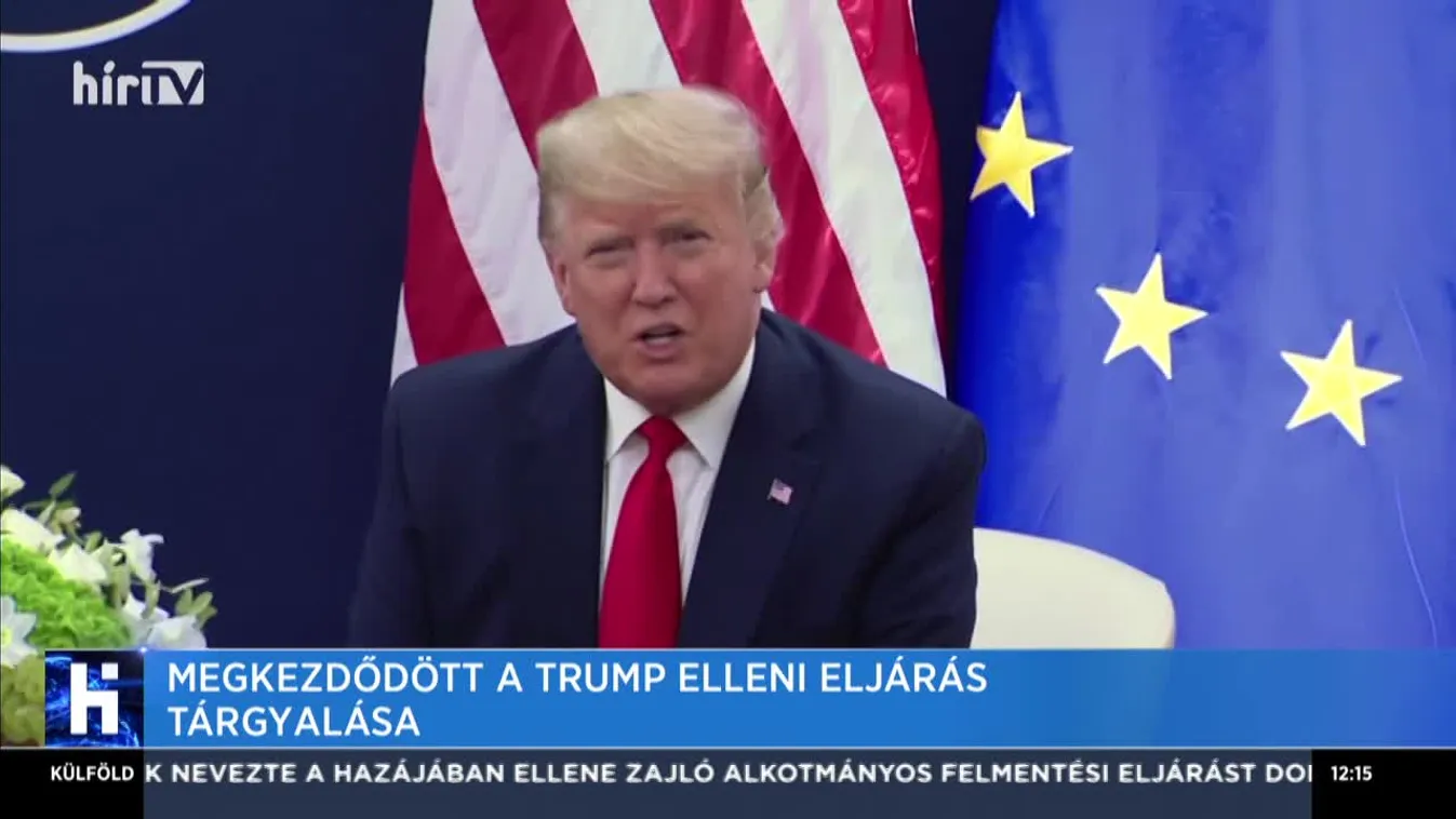 Megkezdődött a Trump elleni eljárás tárgyalása