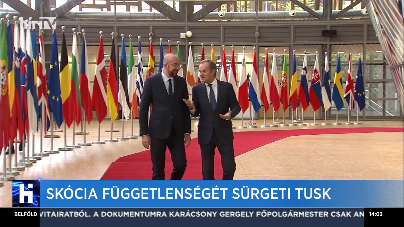 Skócia függetlenségét sürgeti Tusk