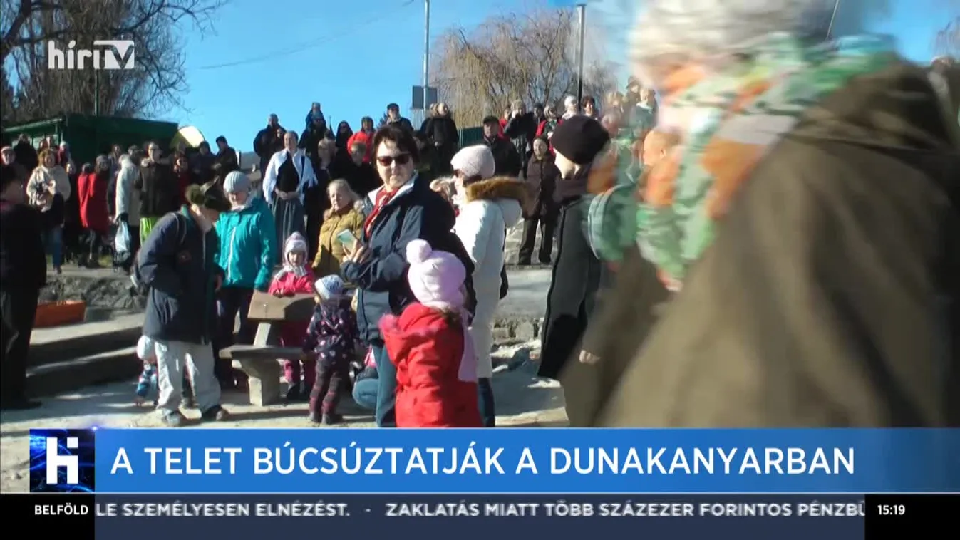 A telet búcsúztatják a Dunakanyarban