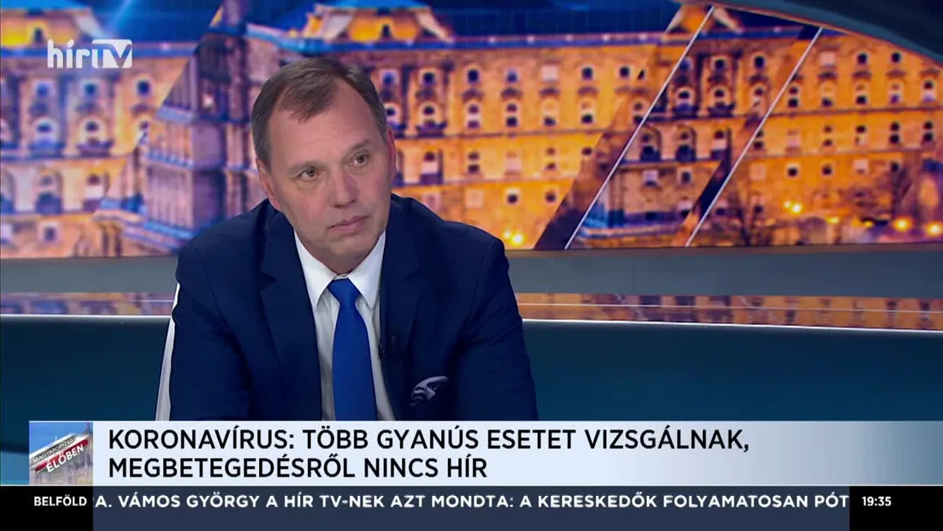 Dr. Szlávik János: Szerencsére még egyetlen fertőzöttet sem találtunk
