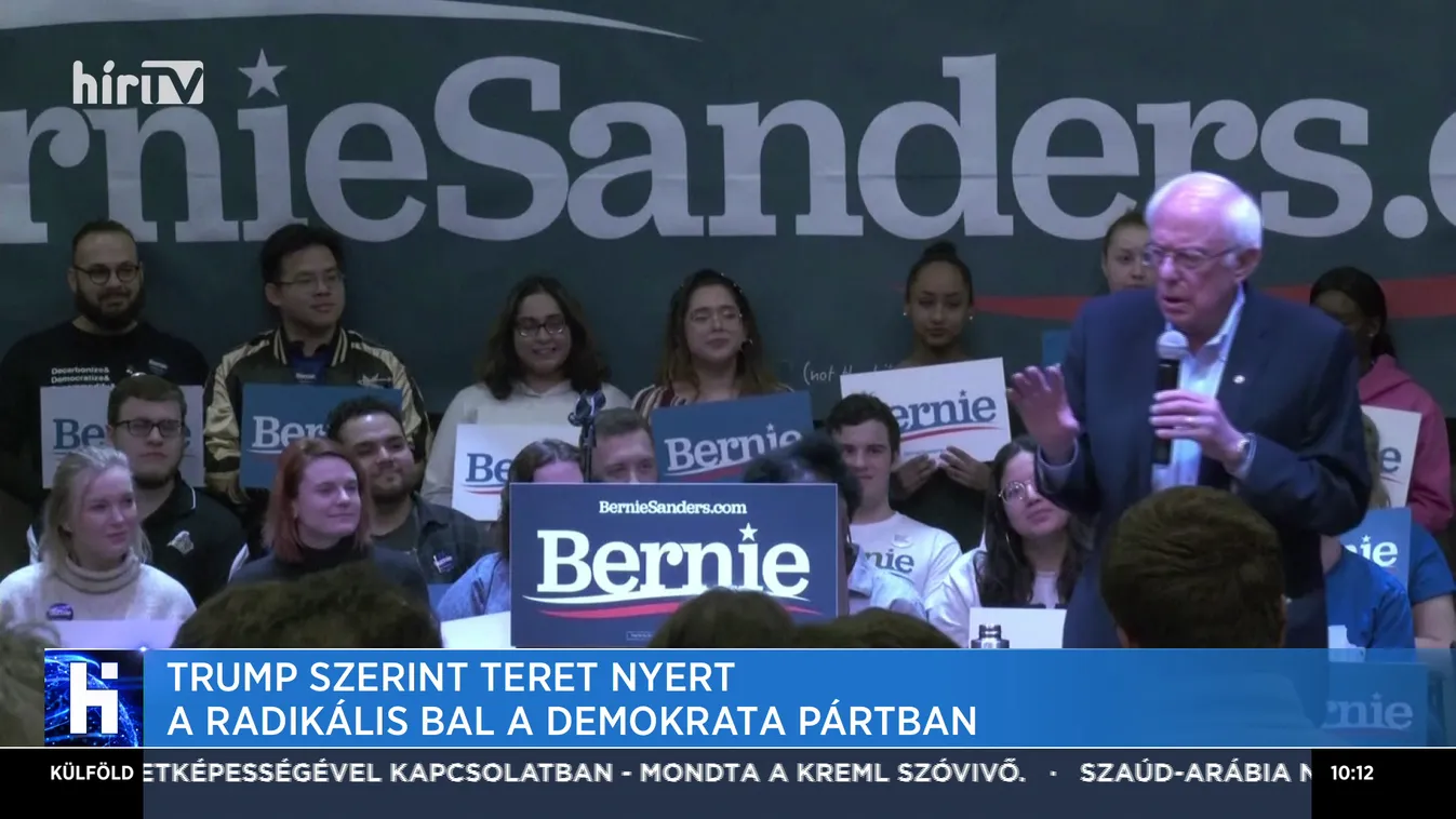 Elnökválasztás: Trump szerint teret nyert a radikális bal a Demokrata Pártban