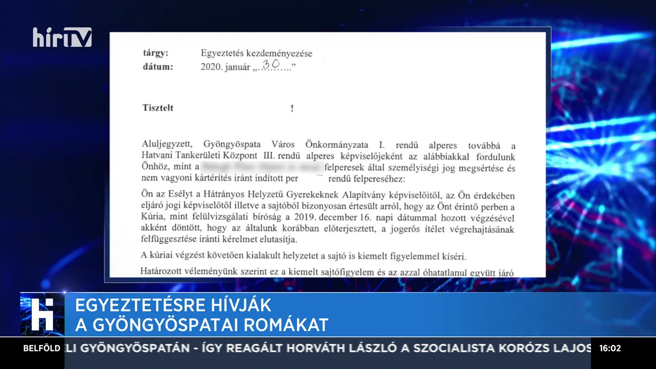 Egyeztetésre hívják a gyöngyöspatai romákat