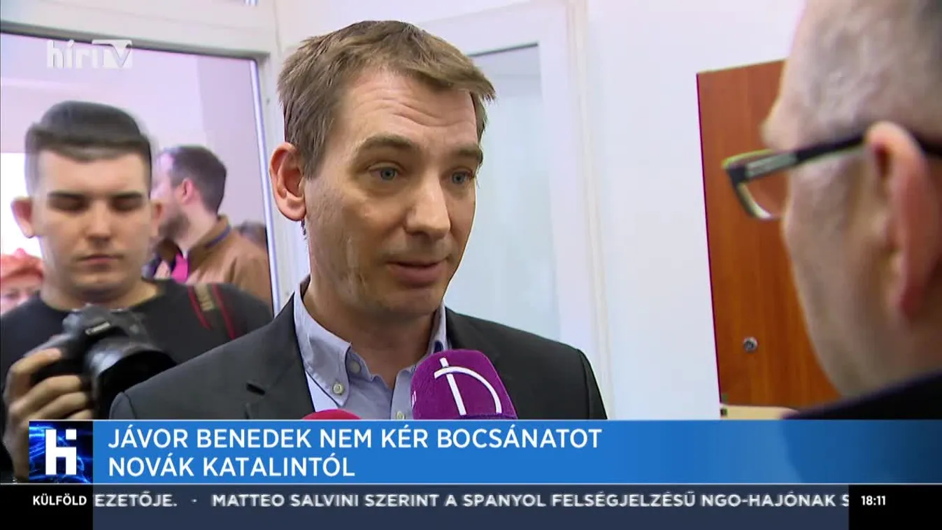 Jávor Benedek nem kér bocsánatot Novák Katalinról