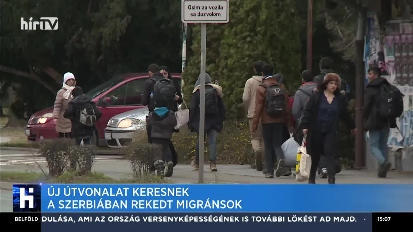 Új útvonalat keresnek a Szerbiában rekedt migránsok