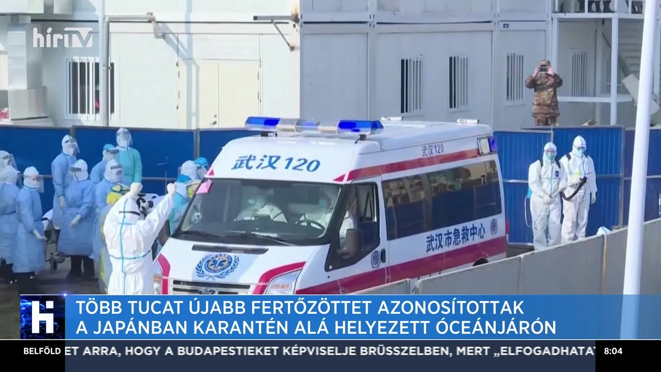 Több tucat újabb fertőzöttet azonosítottak a Japánban karantén alá helyezett óceánjárón