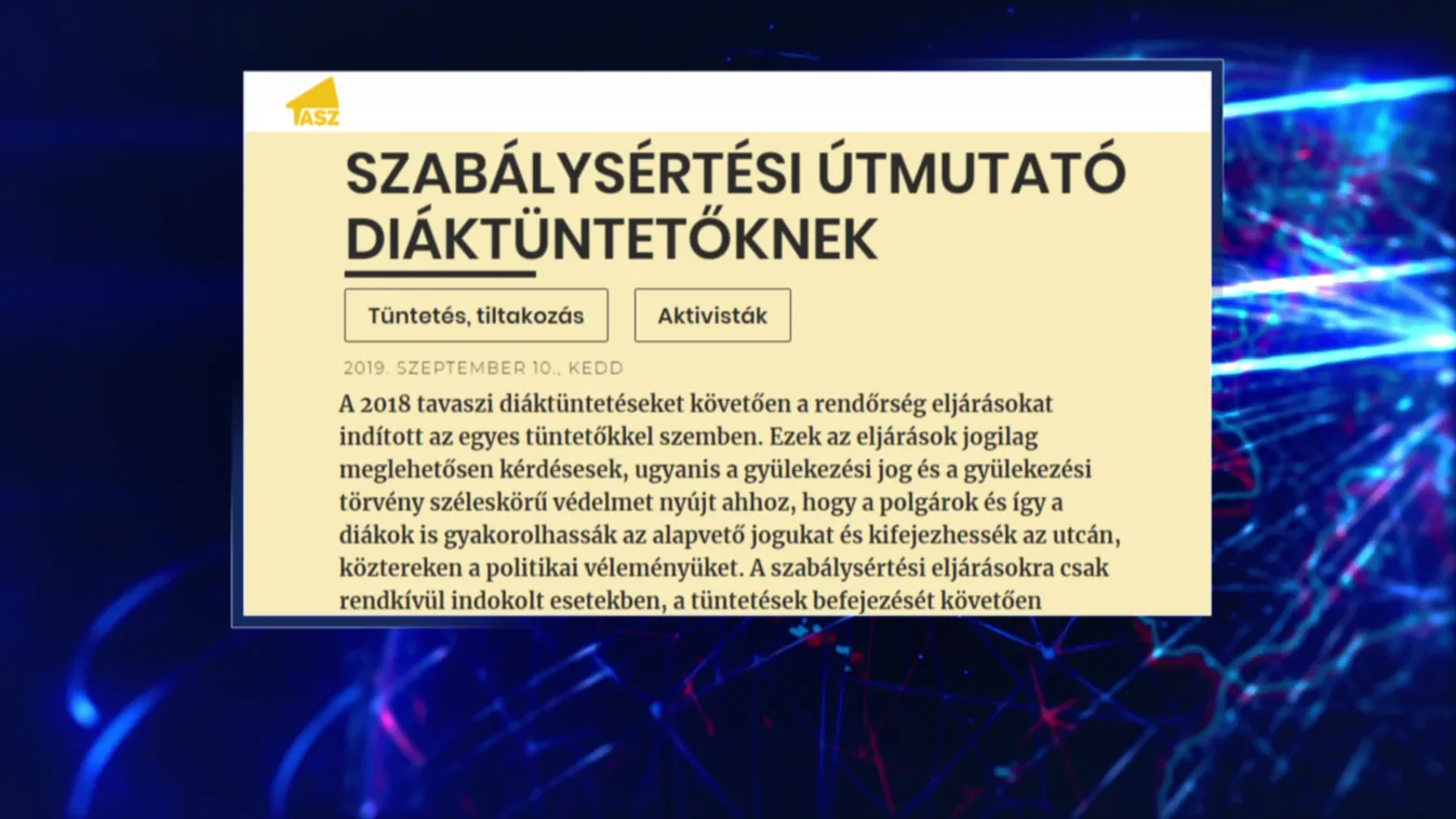 Tüntetési tudnivalók gyűjteményét adta ki a TASZ