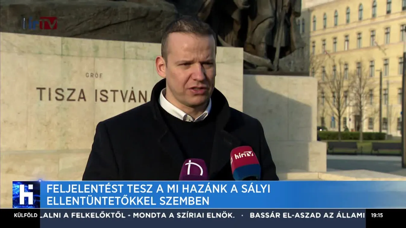 Feljelentést tesz a MI Hazánk a sályi ellentüntetőkkel szemben