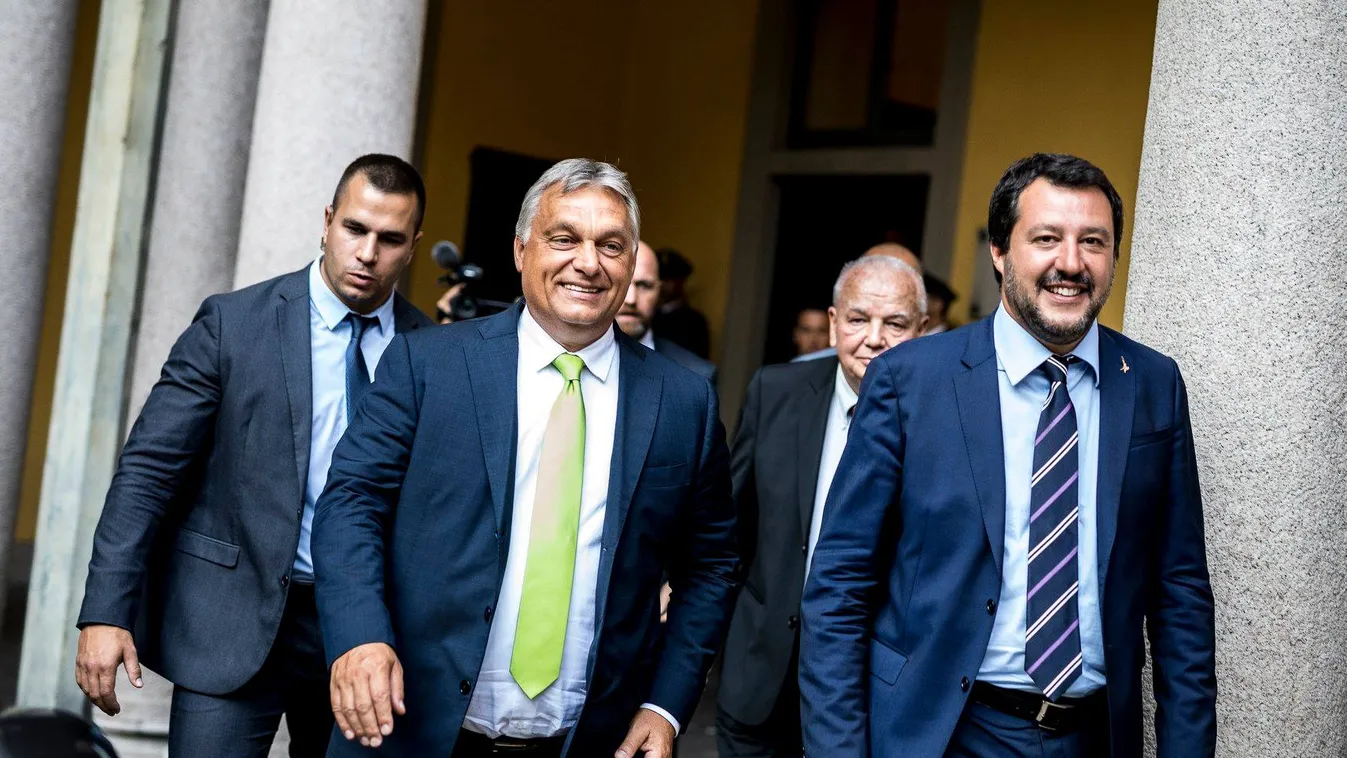 A konzervatívizmus jövőjével foglalkozó konferencián szólal fel Salvini és Orbán Rómában
