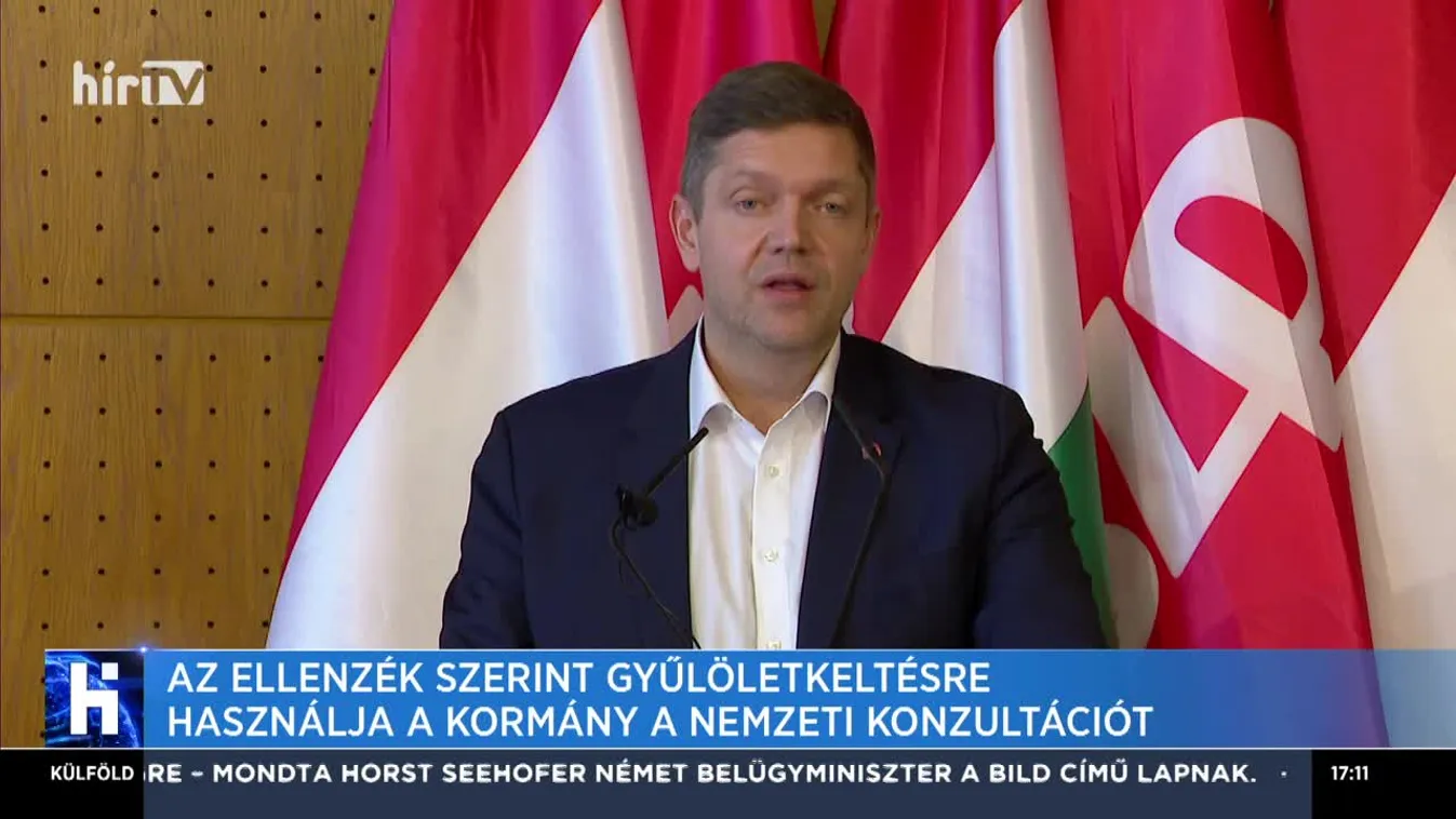 Az ellenzék szerint gyűlöletkeltésre használja a kormány a nemzeti konzultációt