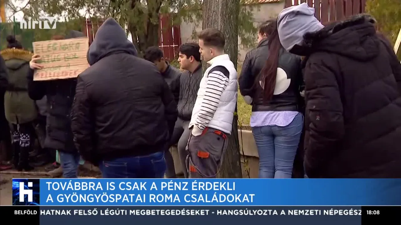 Továbbra is csak a pénz érdekli a gyöngyöspatai roma családokat
