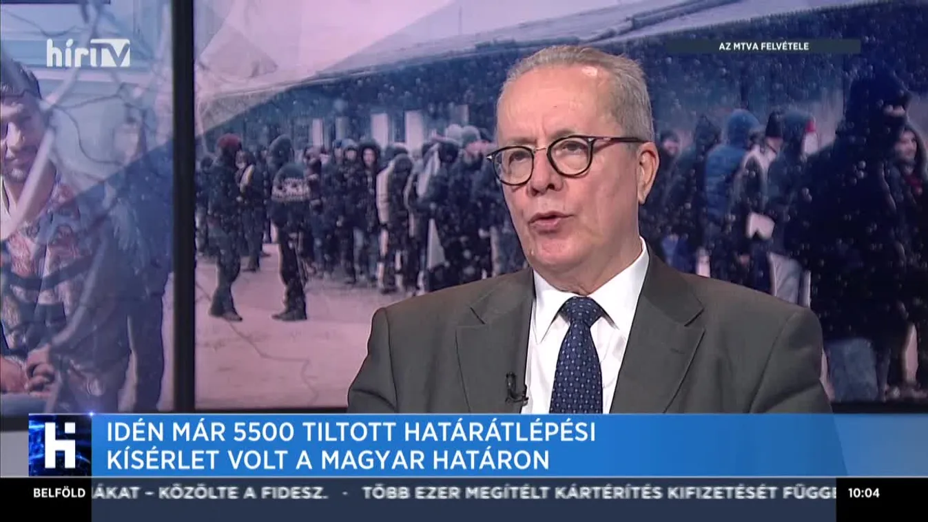 Bakondi: Az év elején 5500 tiltott határátlépési kísérlet volt a magyar határon