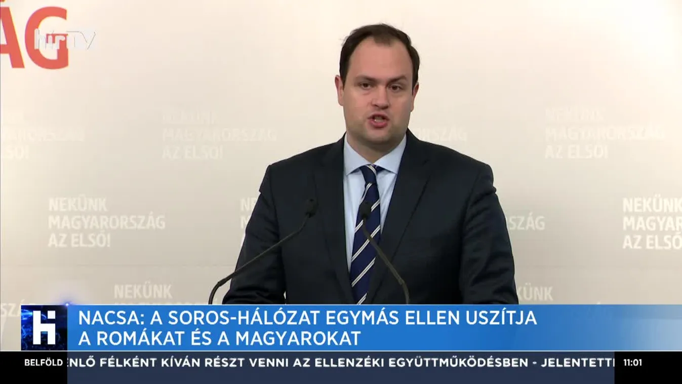 Nacsa: A Soros-hálózat egymás ellen uszítja a romákat és a magyarokat