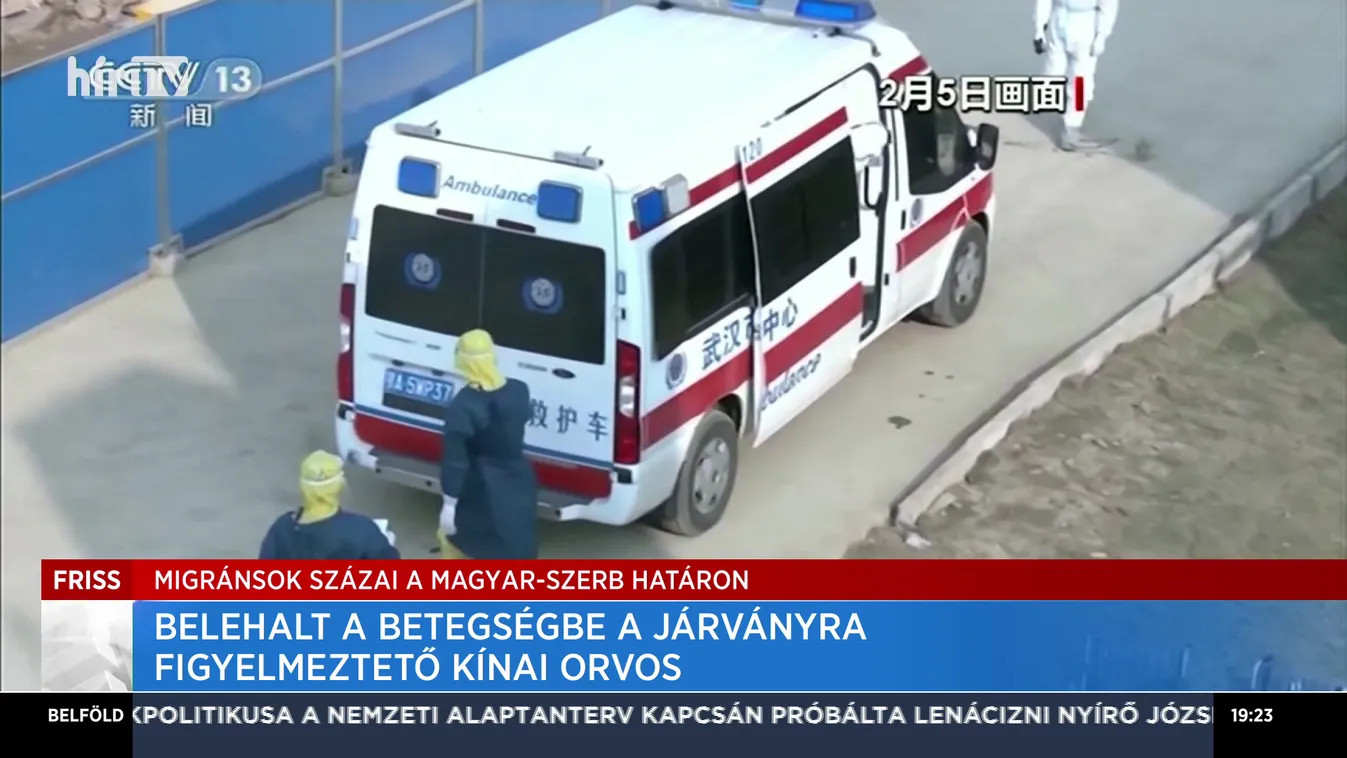 Belehalt a betegségbe a járványra figyelmeztető kínai orvos