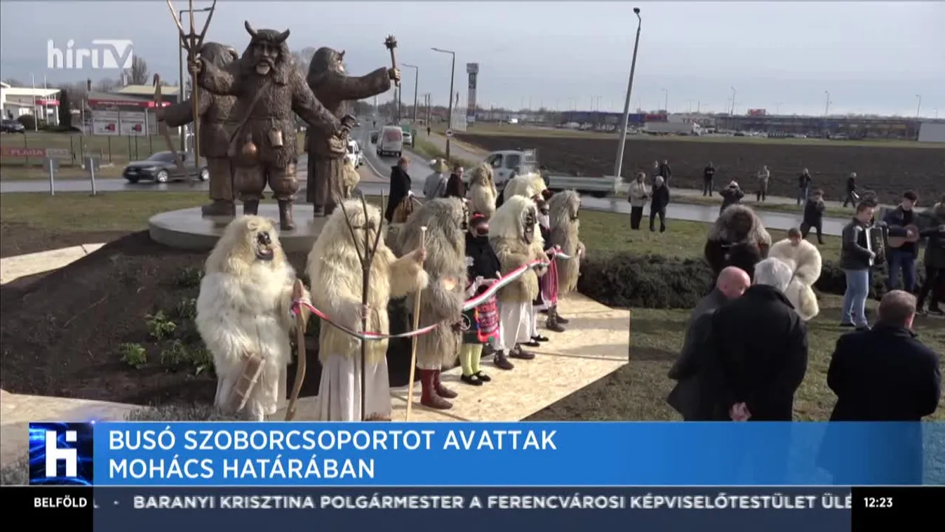 Busó szoborcsoportot avattak Mohács határában