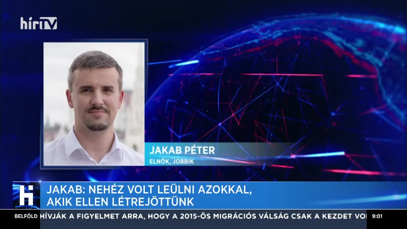 Jakab: Nehéz volt leülni azokkal, akik ellen létrejöttünk