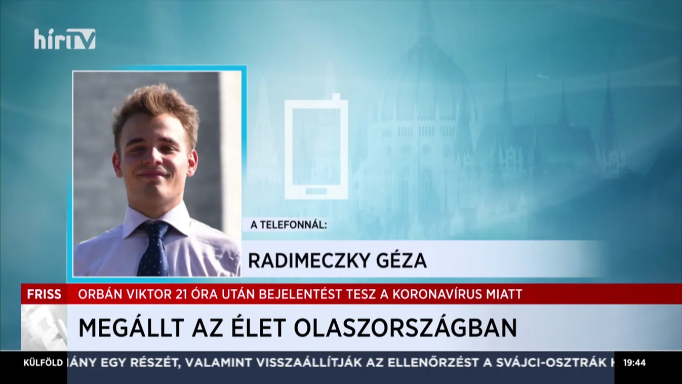 Radimeczky Géza: Megállt az élet Olaszországban