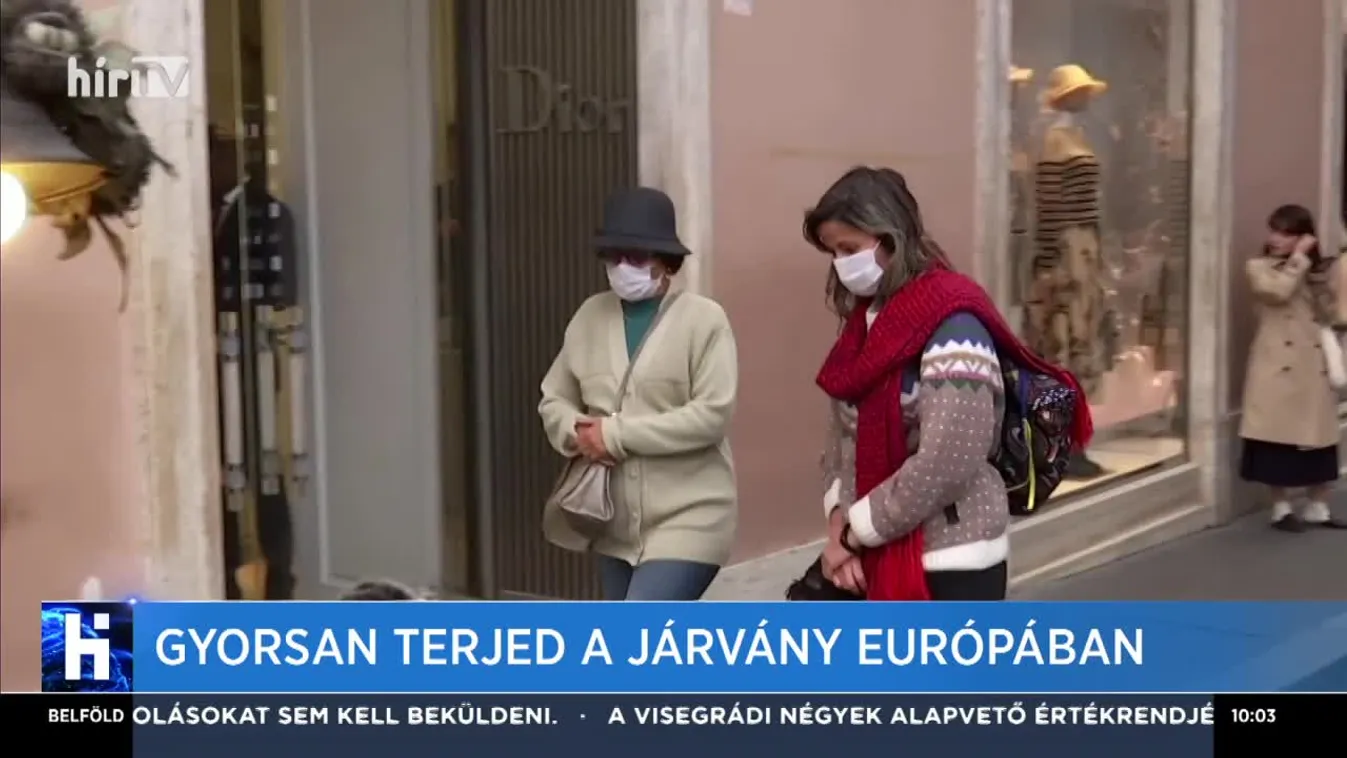 Gyorsan terjed a járvány Európában