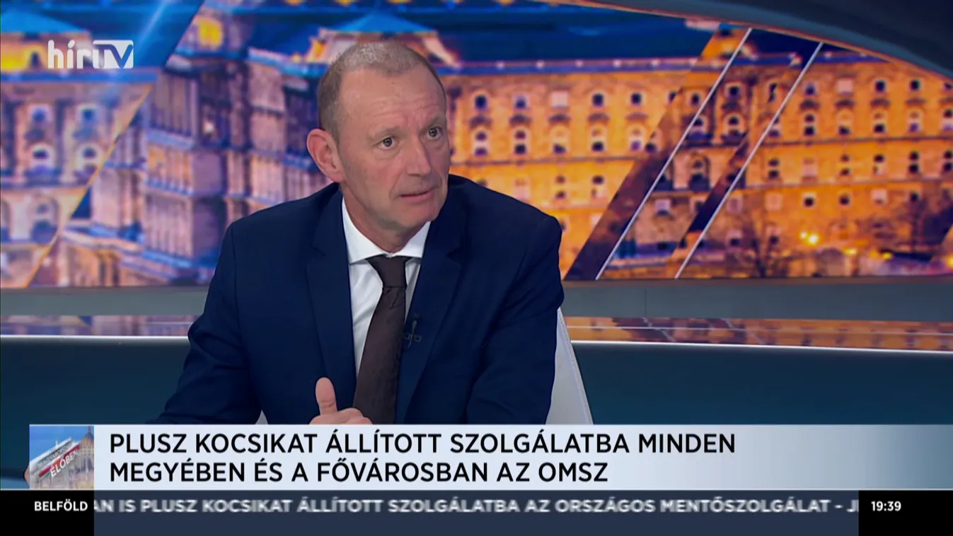 Győrfi Pál: Kapacitást növelt az Országos Mentőszolgálat