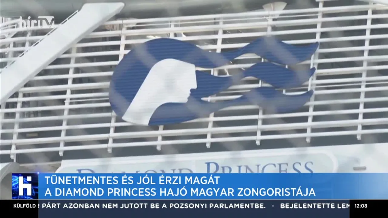 Tünetmentes és jól érzi magát a Diamond Princess hajó magyar zongoristája