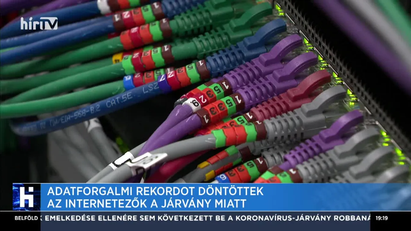 Adatforgalmi rekordot döntöttek az internetezők a járvány miatt