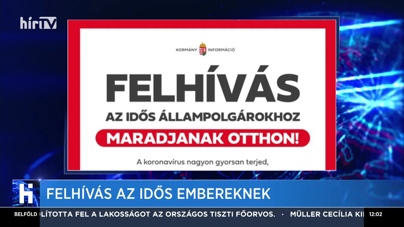 Felhívás az idős embereknek