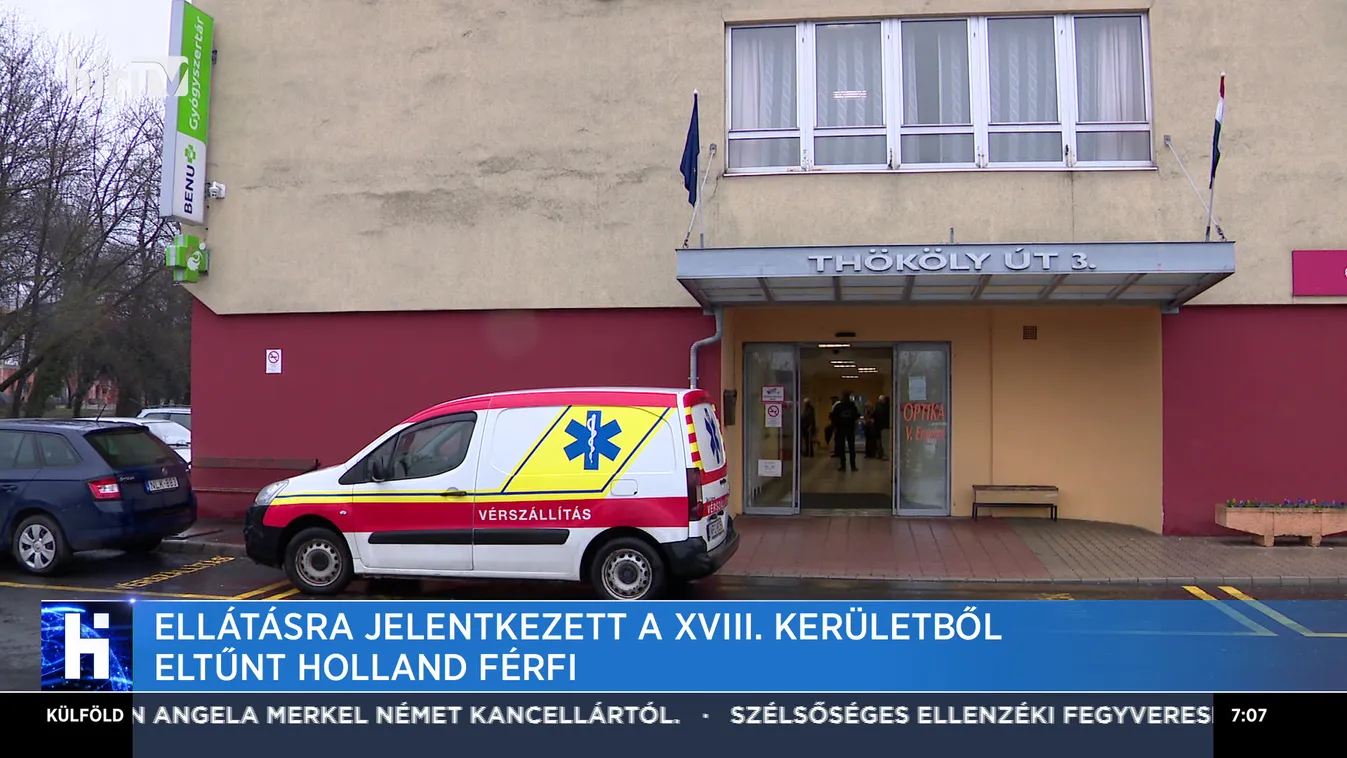 Ellátásra jelentkezett a XVIII. kerületből eltűnt holland férfi