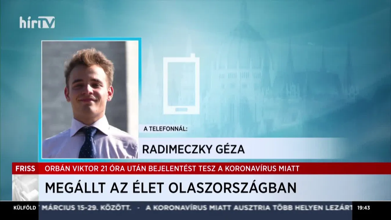 Magyarország élőben Radimeczky Gézával (2020-03-13)