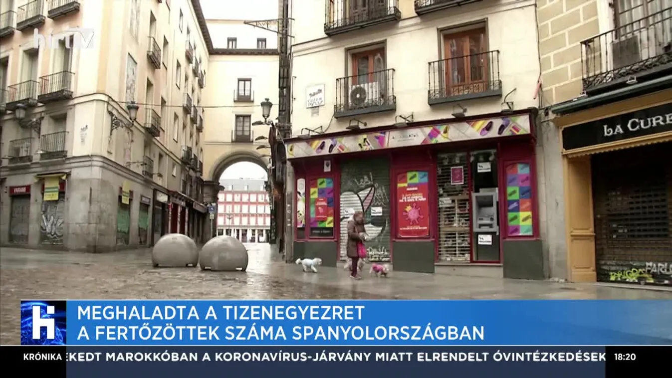 Meghaladta a tizenegyezret a fertőzöttek száma Spanyolországban