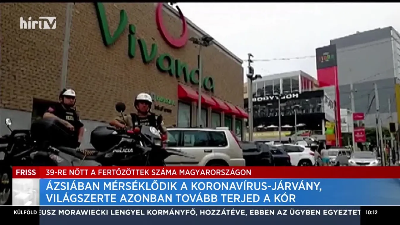 Ázsiában mérséklődik a koronavírus-járvány, világszerte azonban tovább terjed a kór