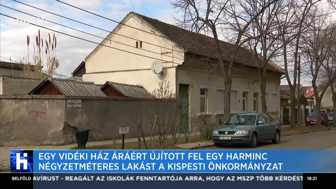 Egy vidéki ház áráért újított fel egy harminc négyzetméteres lakást a kispesti önkormányzat