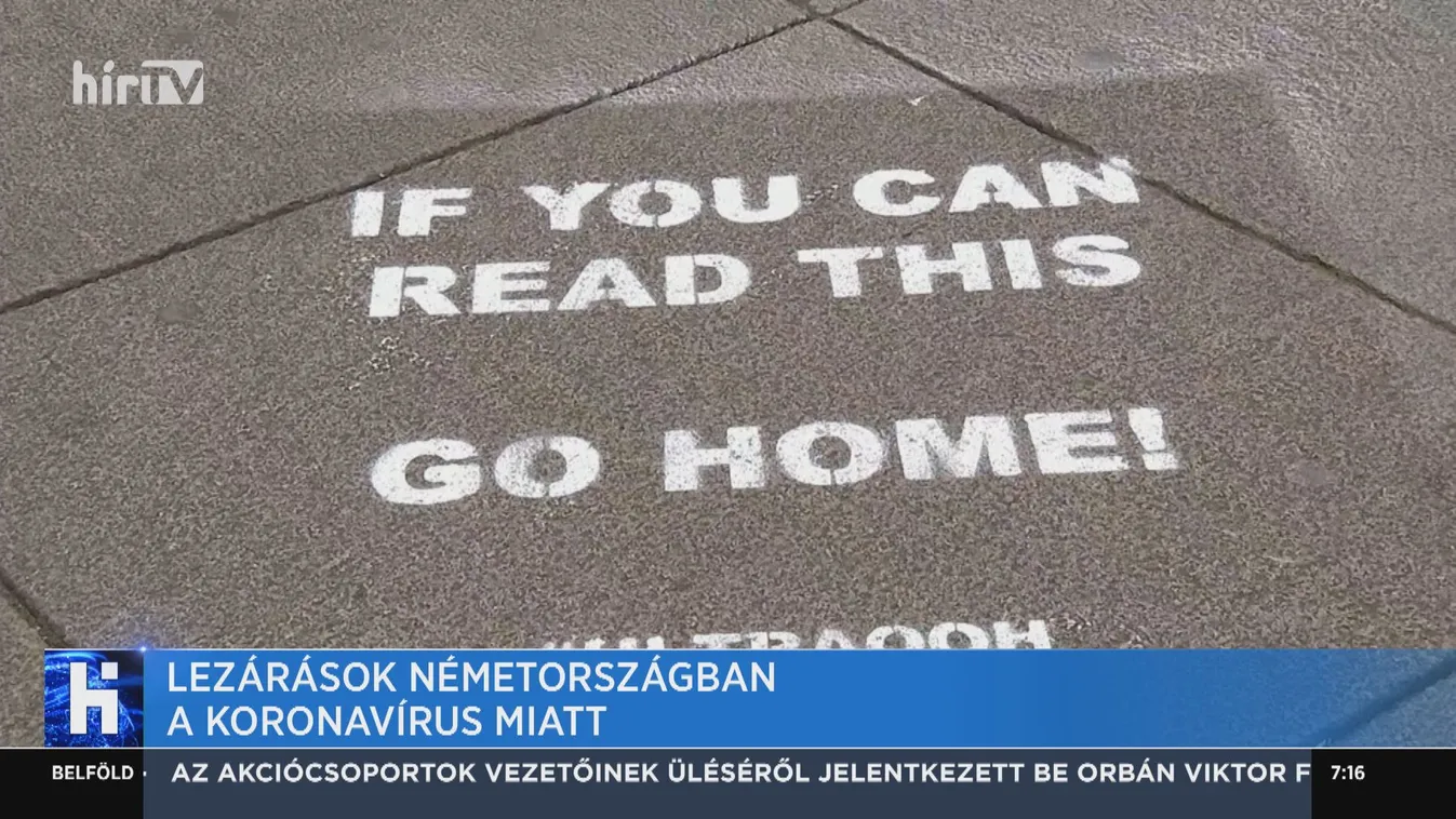 Lezárások Németországban a koronavírus miatt