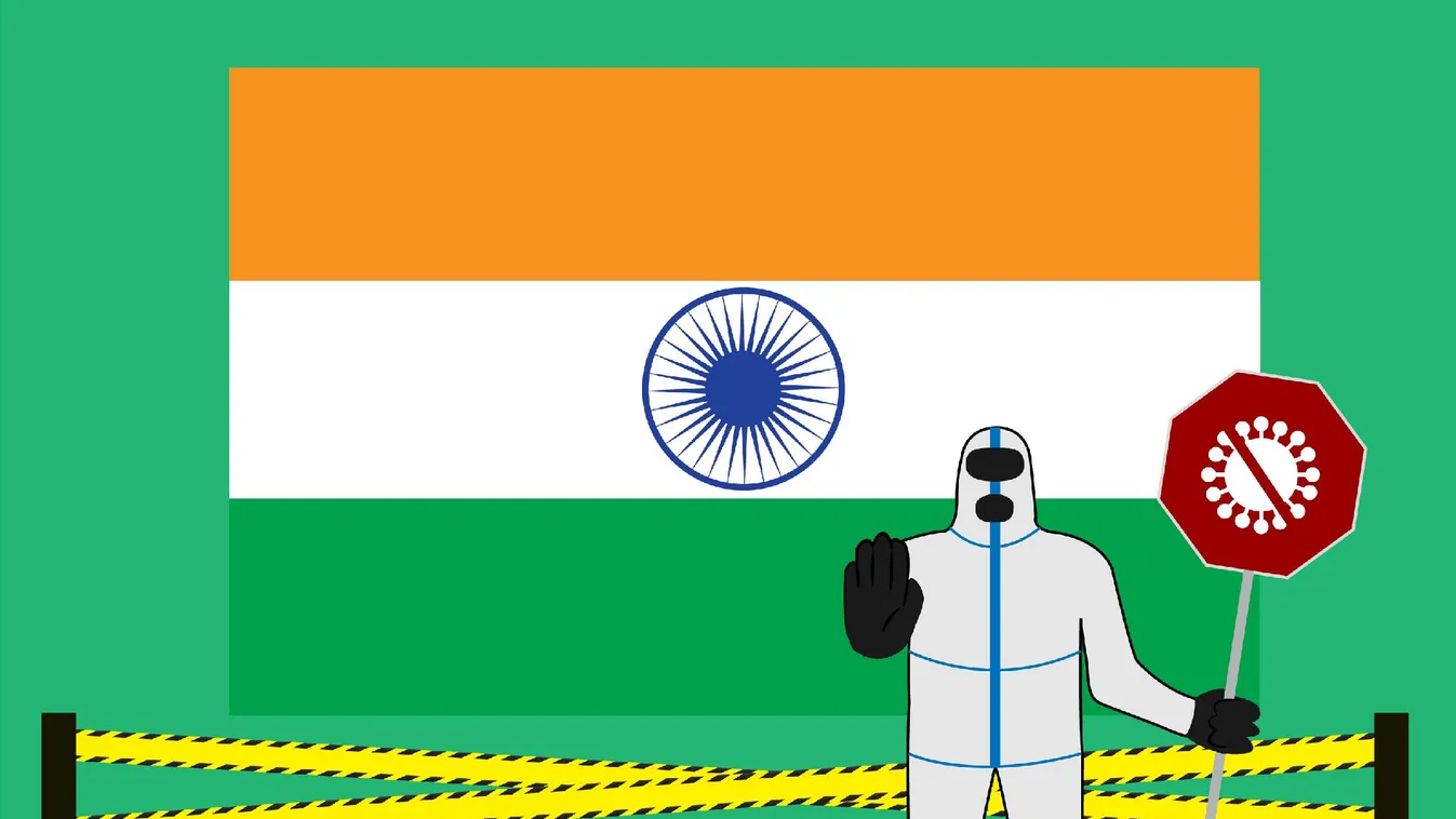 Mától kijárási tilalom van Indiában