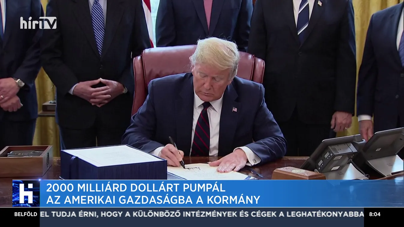 2000 milliárd dollárt pumpál az amerikai gazdaságba a kormány