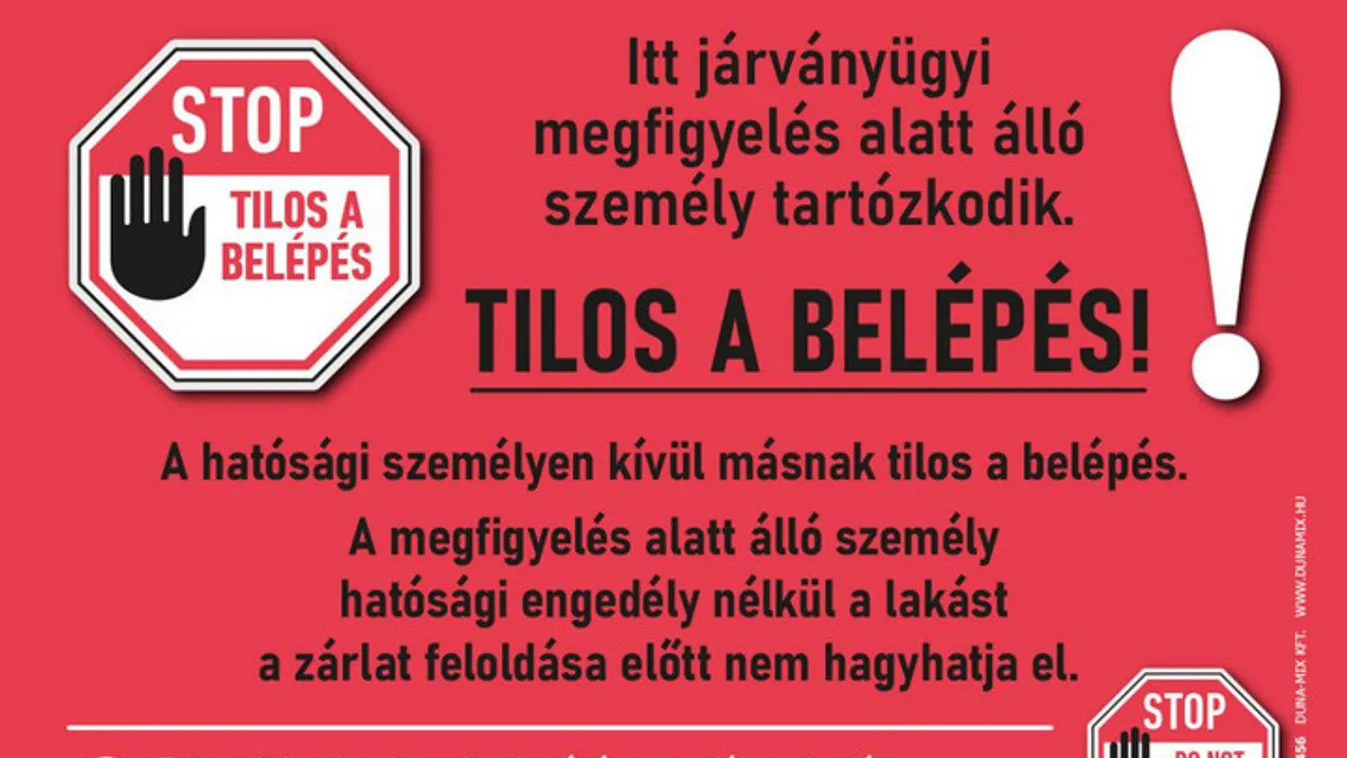 Bűncselekményt követ el, aki megszegi a házi karantént