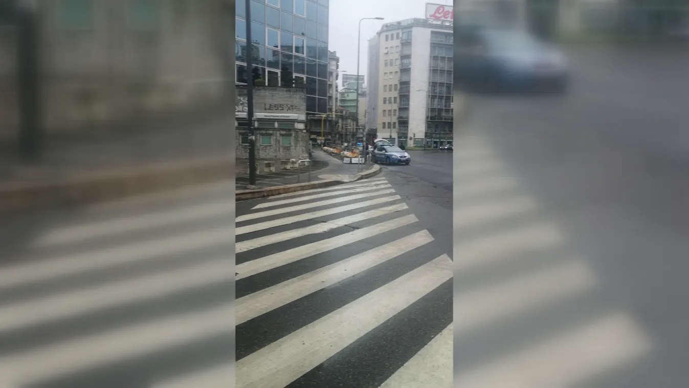 Kiürültek az utcák Milánóban