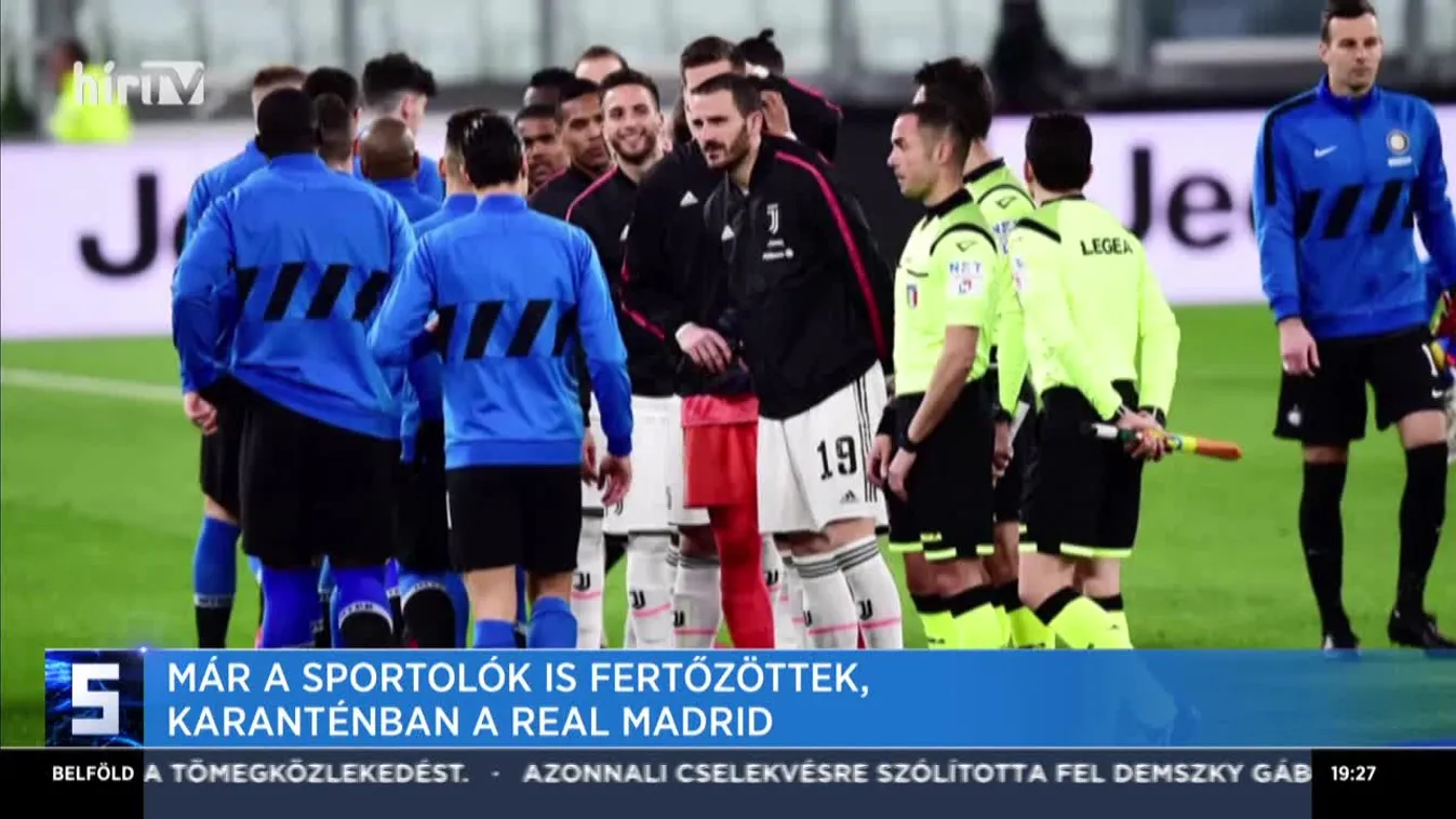 Már a sportolók is fertőzöttek, karanténban a Real Madrid