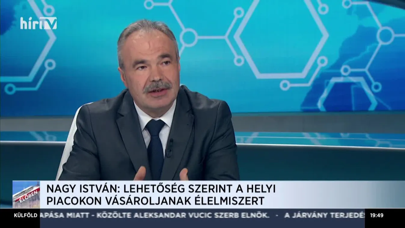 Nagy István: Szükség van a piacokra