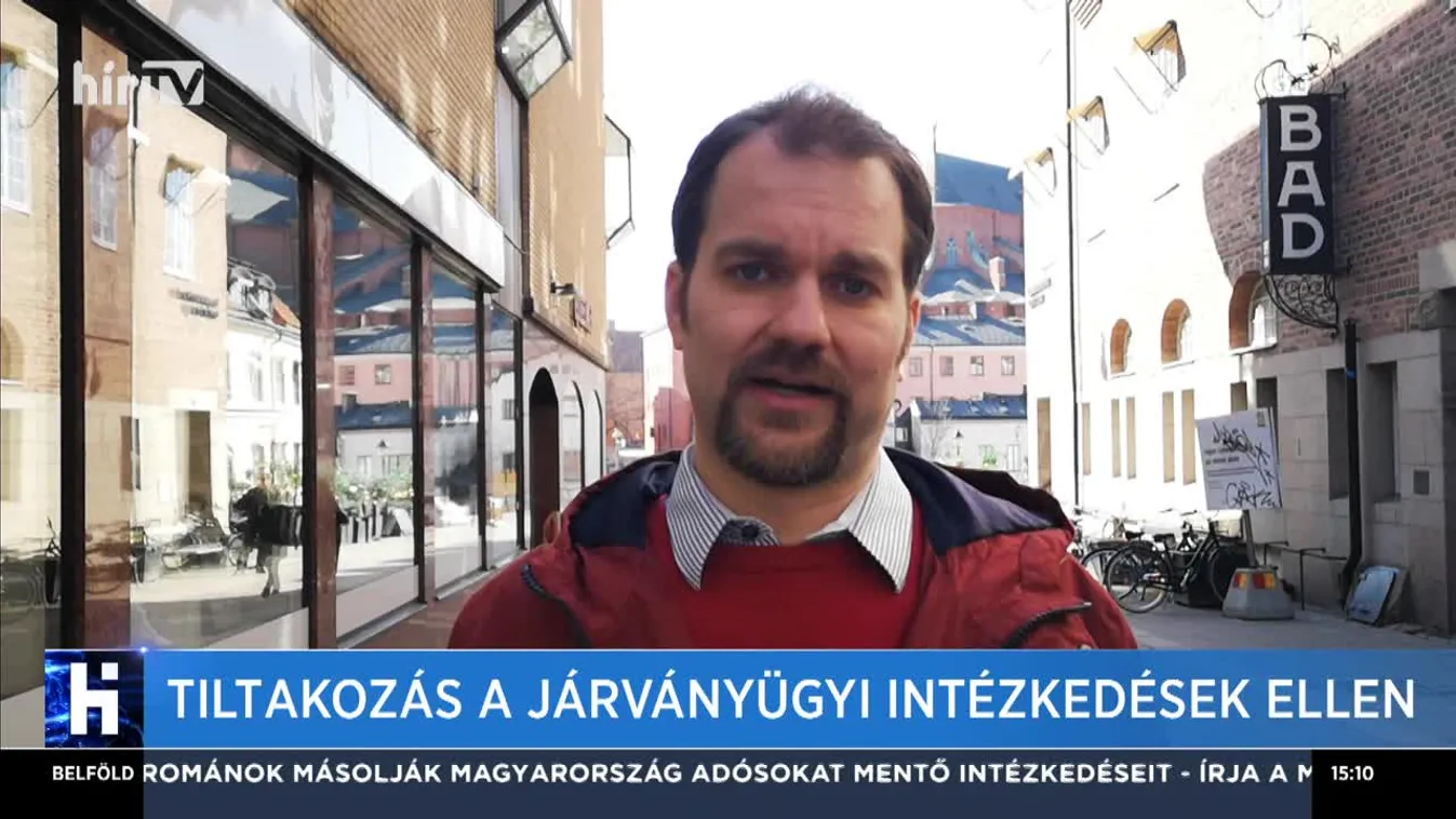 Tiltakozás a járványügyi intézkedések ellen