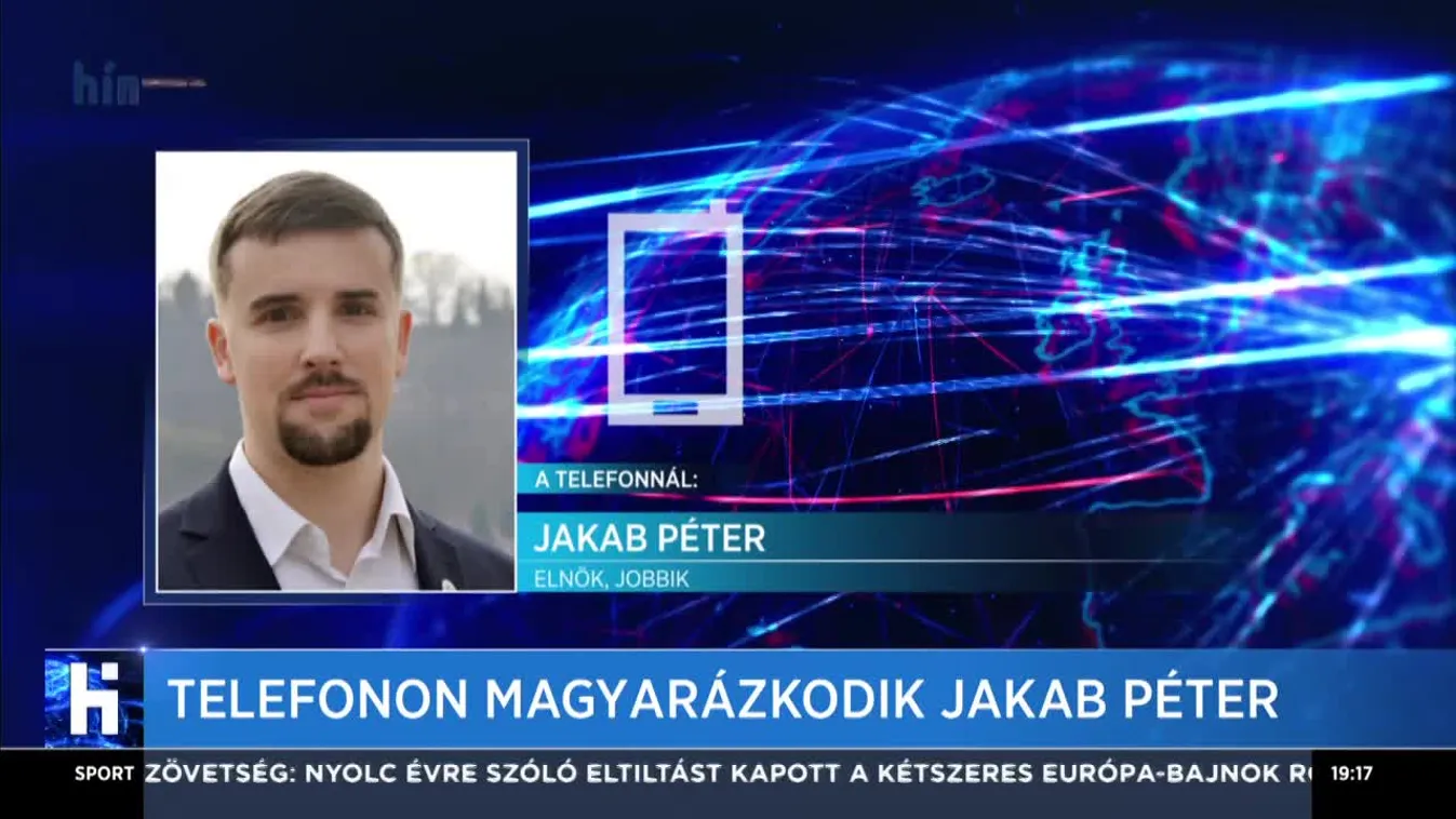 Telefonon magyarázkodik Jakab Péter