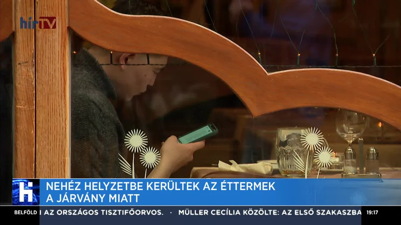 Nehéz helyzetbe kerültek az éttermek a járvány miatt